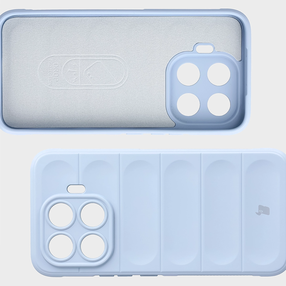 Wyściółka z mikrofibry, wyżłobienia na pleckach i wzmocnione narożniki w etui Bizon Case Tur do Xiaomi 17T Pro