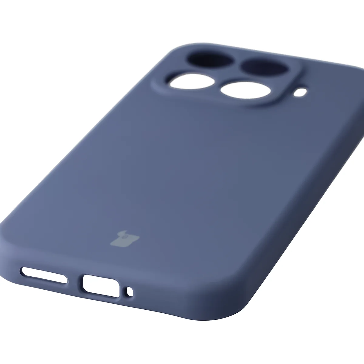 Close-up of precise cutouts and wireless charging capability in the Bison Soft Case for Xiaomi 17T Pro
