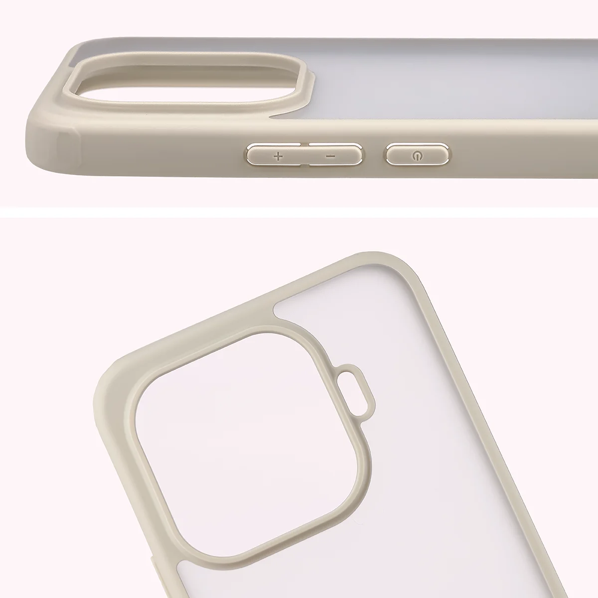 Full cutout and raised edges for the camera in the Bizon Case Angelo for Xiaomi 17T