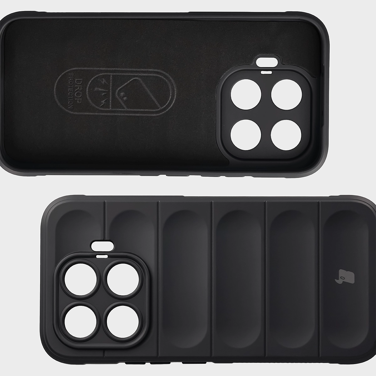 Microfiber lining, grooves on the back, and reinforced corners in the Bison Case Tur for Xiaomi 17T