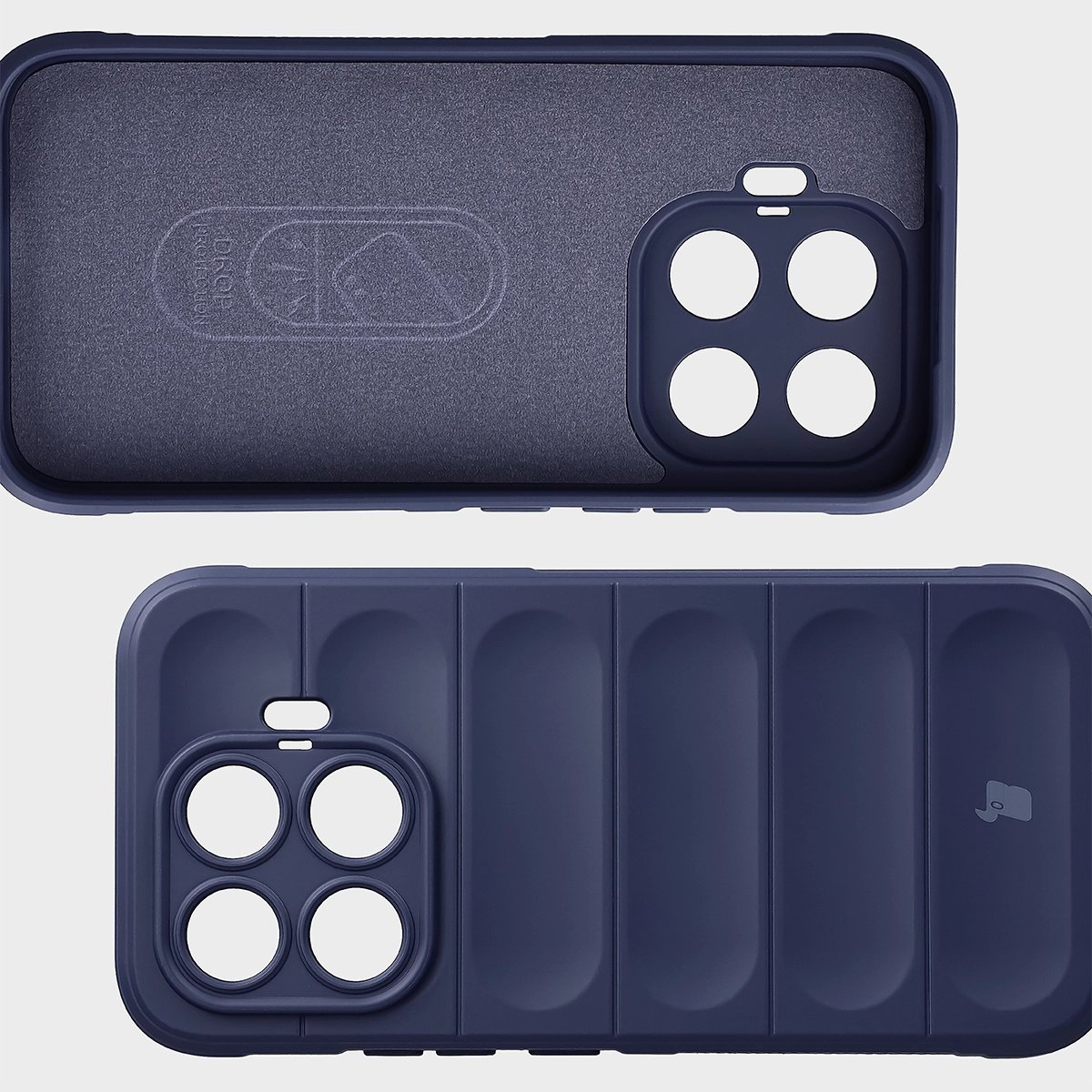 Microfiber lining, grooves on the back, and reinforced corners in the Bizon Case Tur for Xiaomi 17T