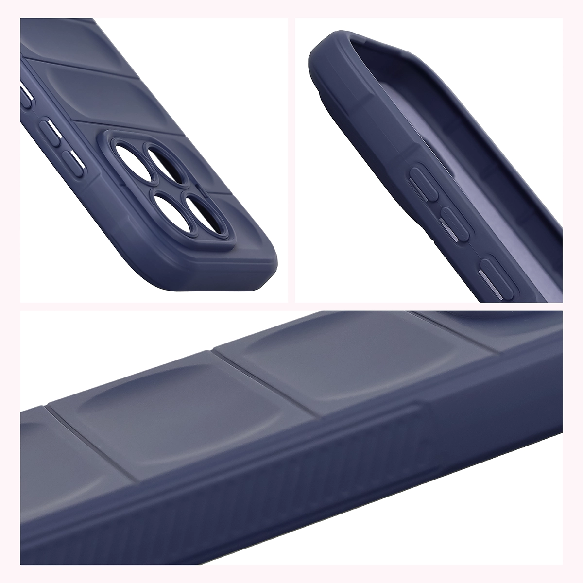 Textured sides and raised edges of the screen and camera in the Bizon Case Tur for Xiaomi 17T