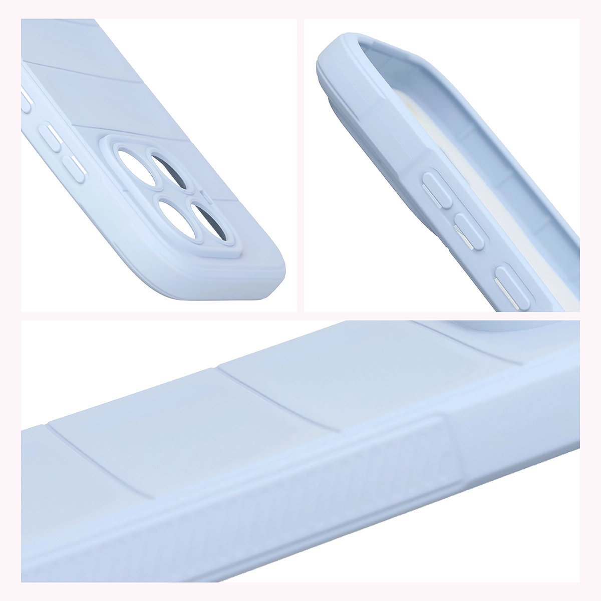 Textured sides and raised edges of the screen and camera in the Bizon Case Tur for Xiaomi 17T