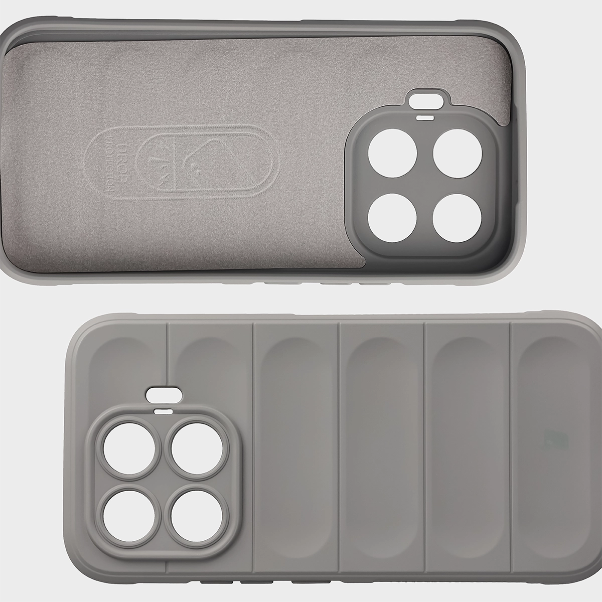 Microfiber lining, grooves on the back, and reinforced corners in the Bizon Case Tur for Xiaomi 17T