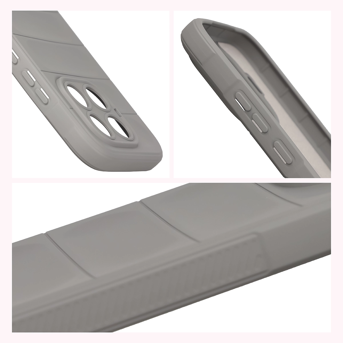Textured sides and raised edges of the screen and camera in the Bizon Case Tur for Xiaomi 17T