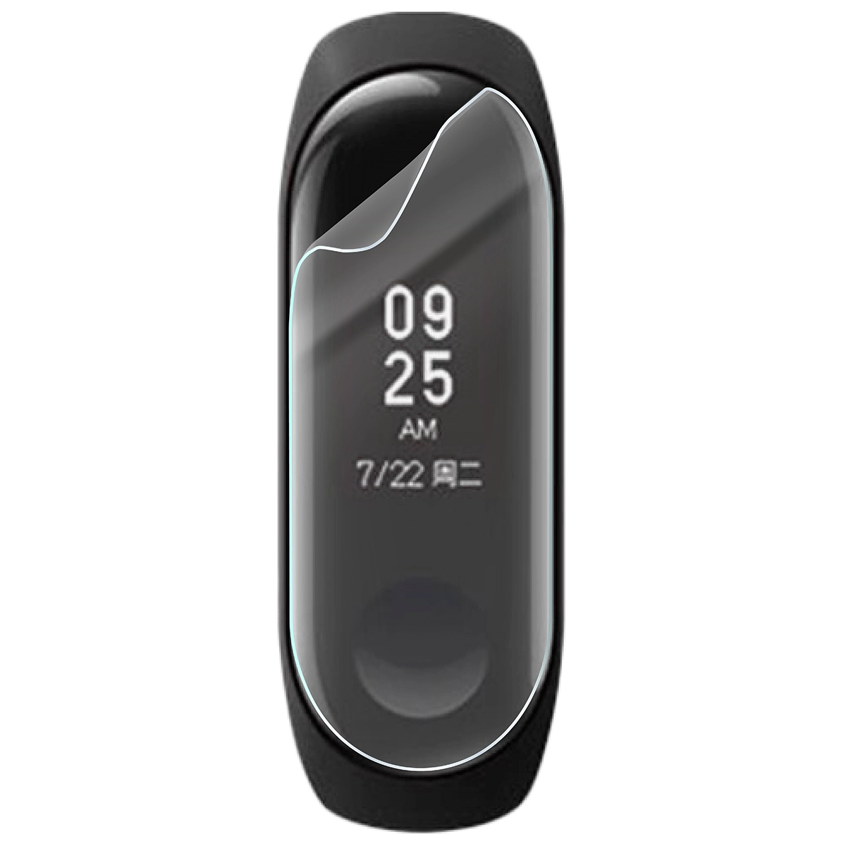 Folia hydrożelowa Bizon Watch Film HydroFlex do Xiaomi Mi Band 3 na zegarku