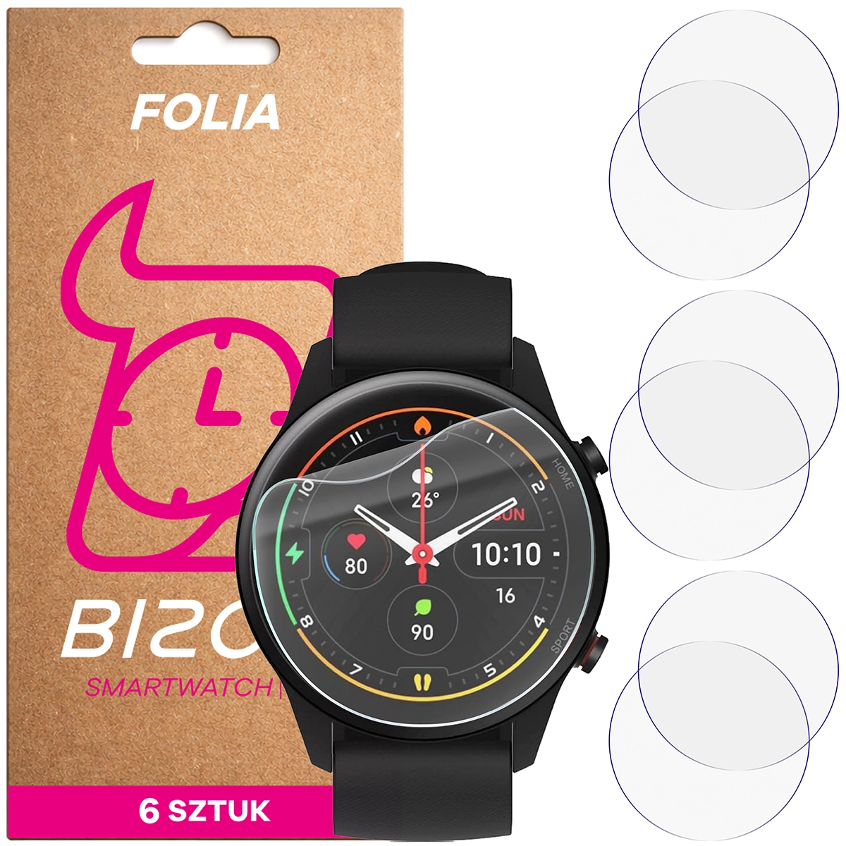 Bizon Watch Film HydroFlex hydrogel film for Xiaomi Mi Watch