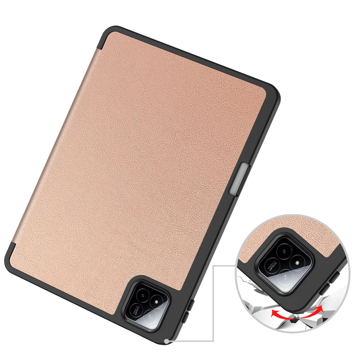 Przedstawienie wytrzymałych krawędzi etui