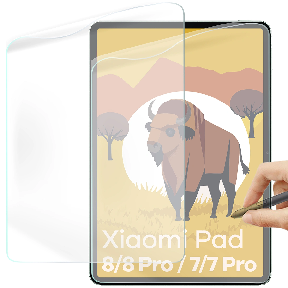 Folia imitująca papier Bizon Film Tab Papirus do Xiaomi Pad 7/7 Pro