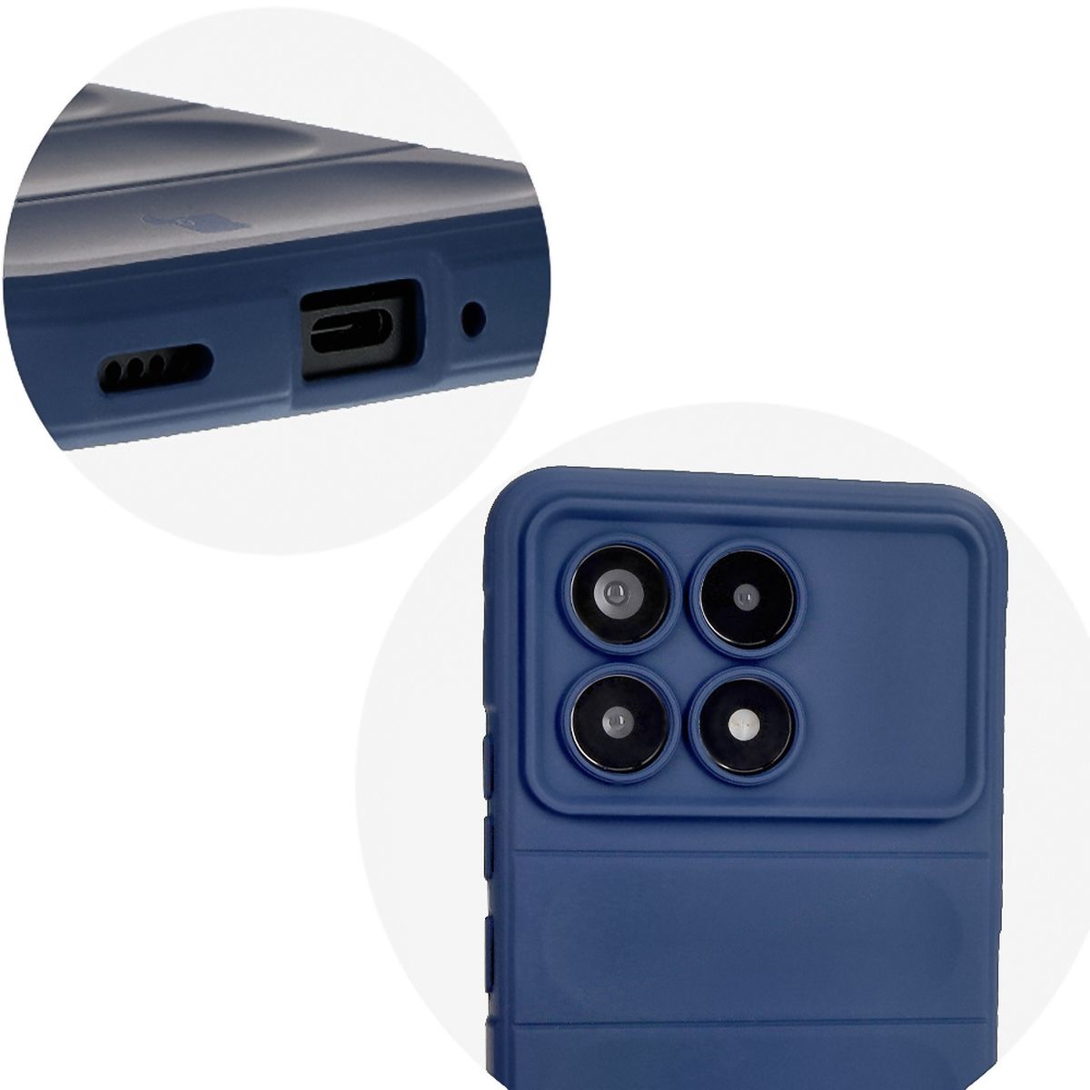 Decupaje precise și compatibilitate cu încărcarea wireless în husa Bizon Case Tur