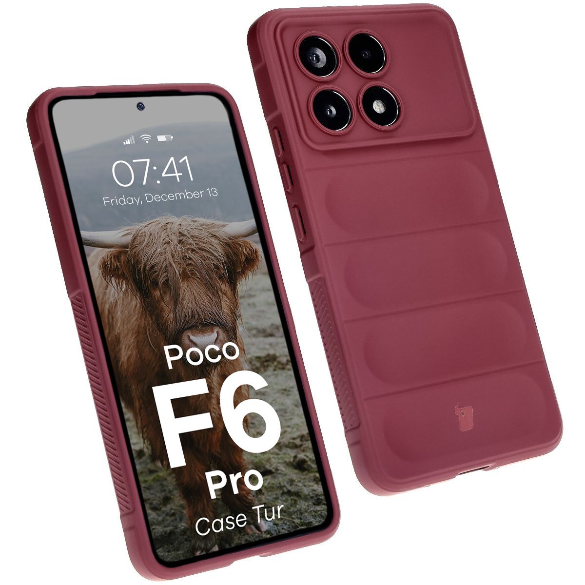 Robustes Etui Bizon Case Tur für Xiaomi Poco F6 Pro