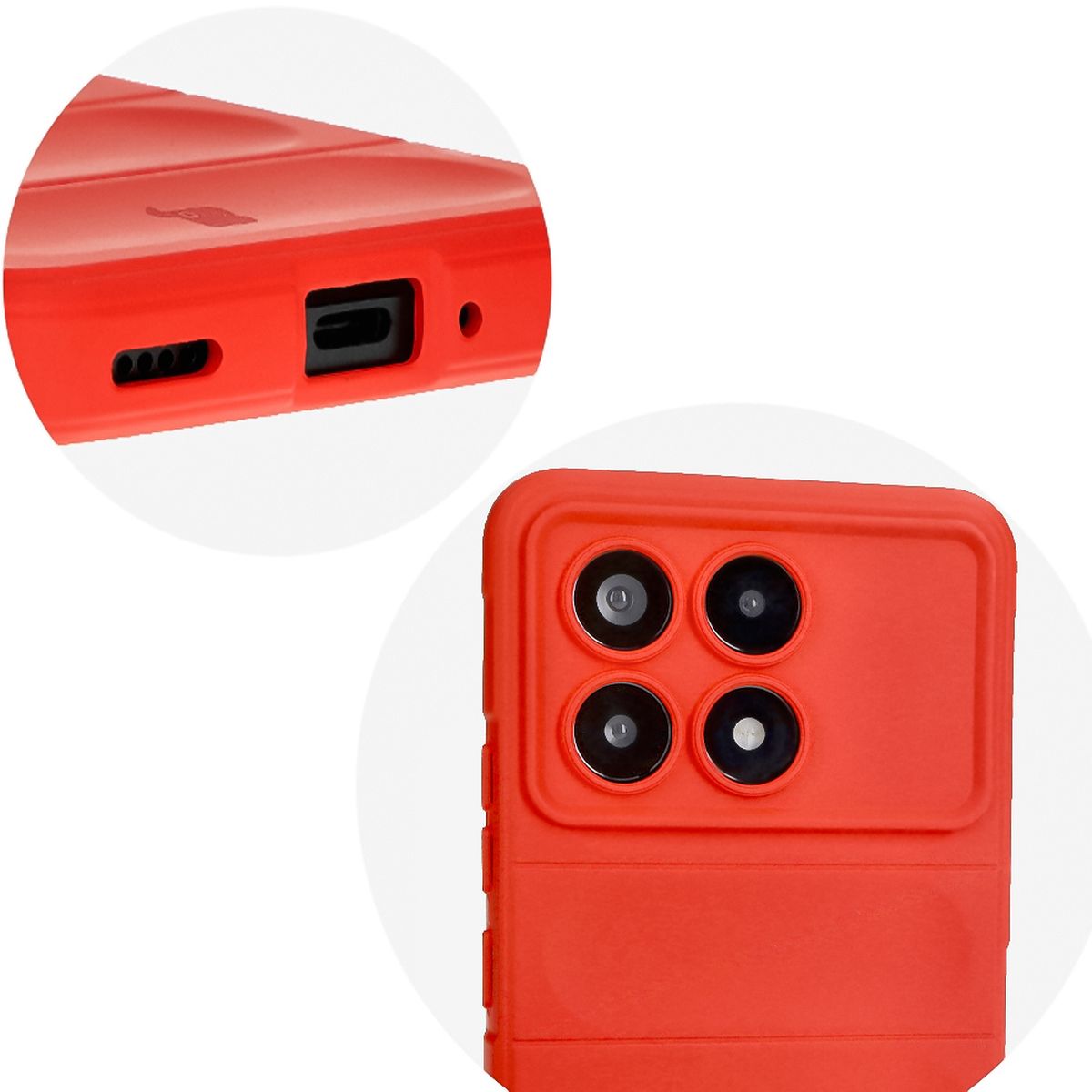 Decupaje precise și compatibilitate cu încărcarea wireless în husa Bizon Case Tur