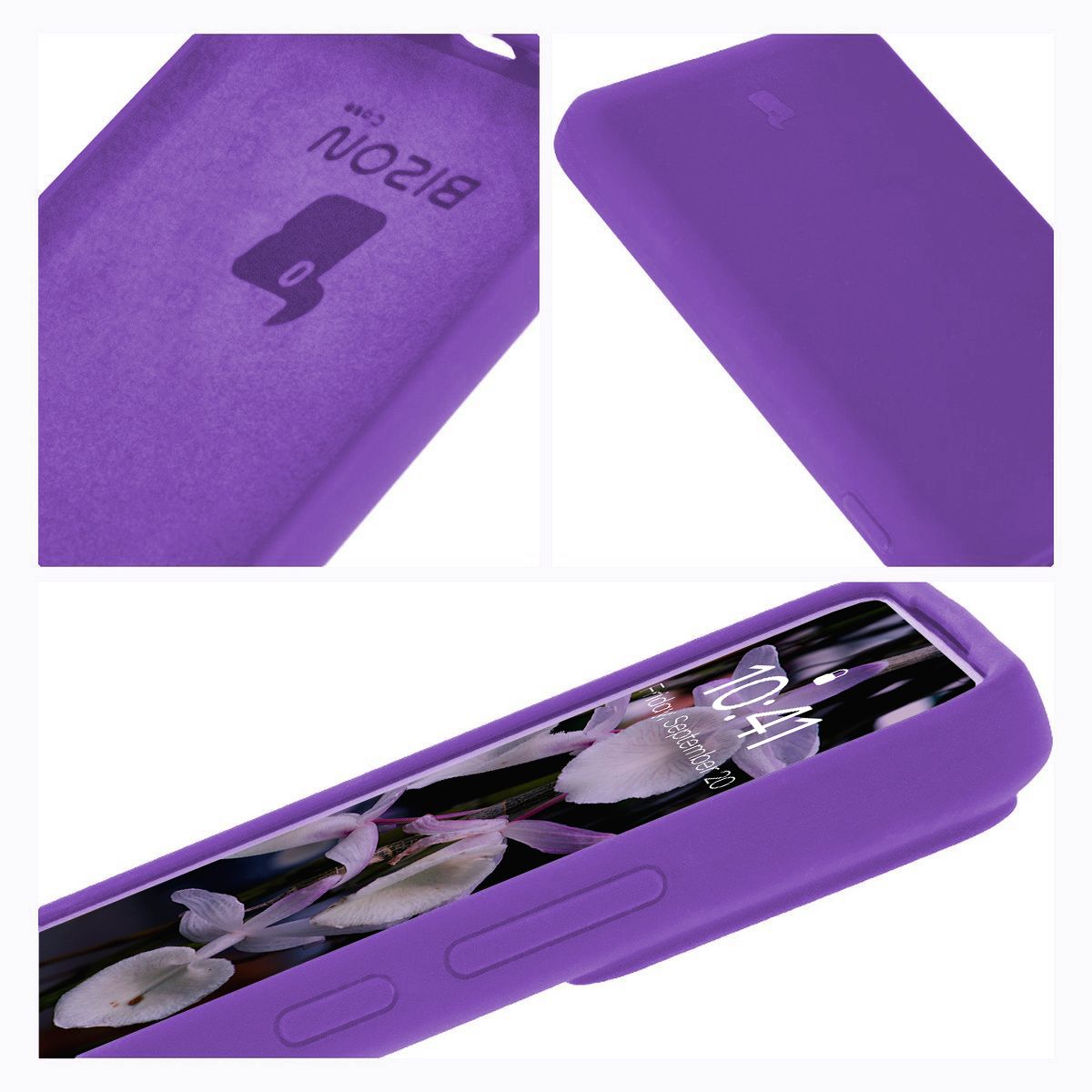 Bizon Soft Case construction: integrated covers, raised edges, and microfiber padding