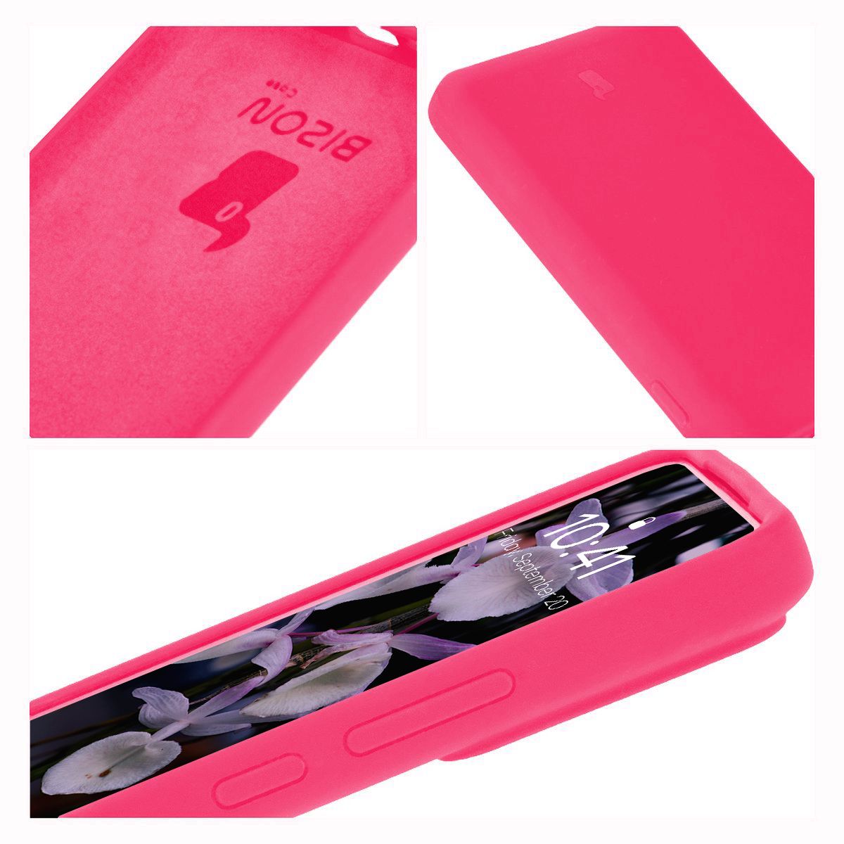 Bizon Soft Case construction: integrated covers, raised edges, and microfiber padding