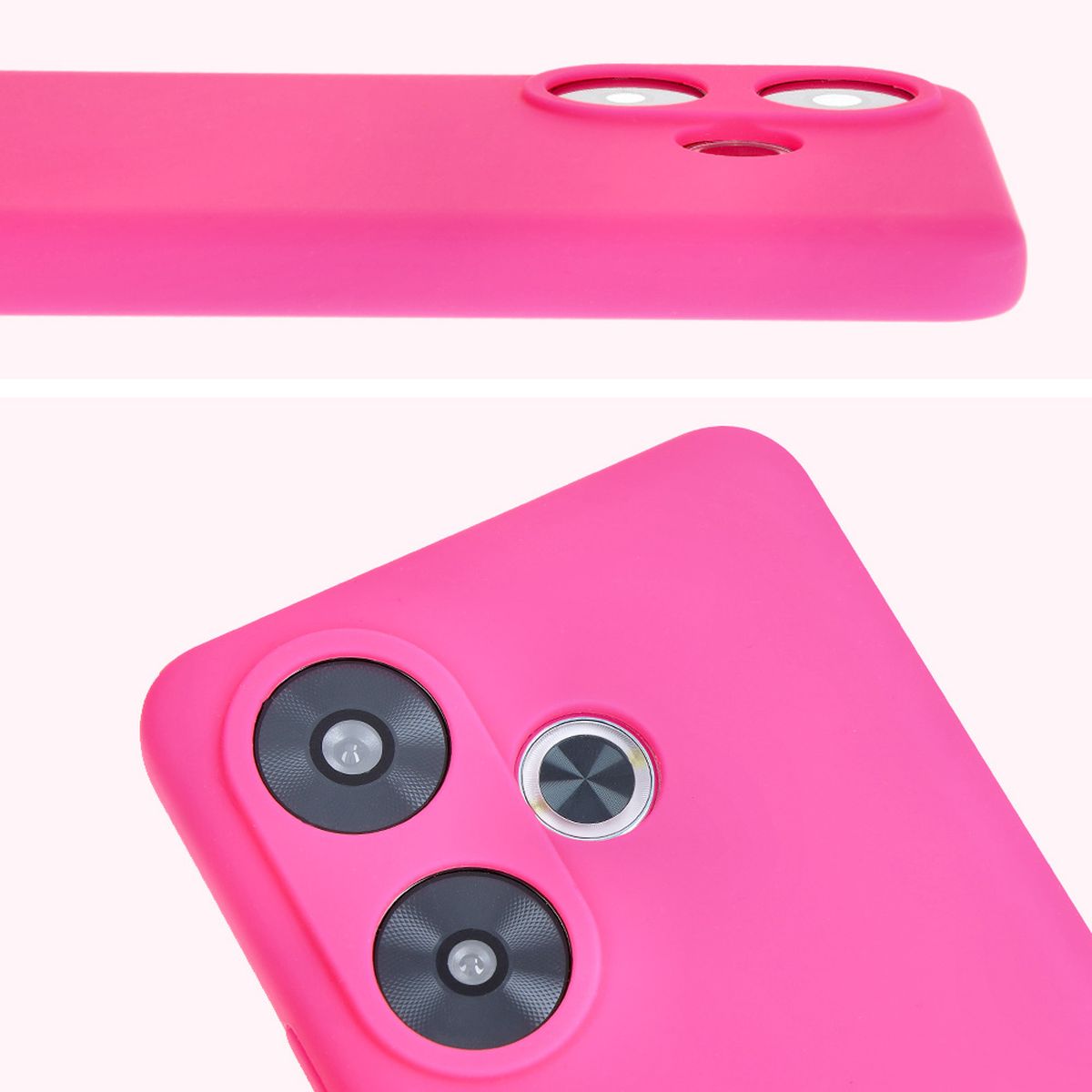 Close-up of lens cutouts in Bizon Soft Case