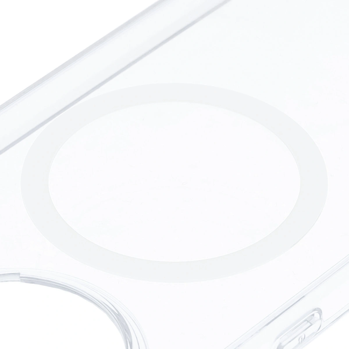 Magnetic ring in the Bizon Case CrystalO for Xiaomi POCO F7 Pro