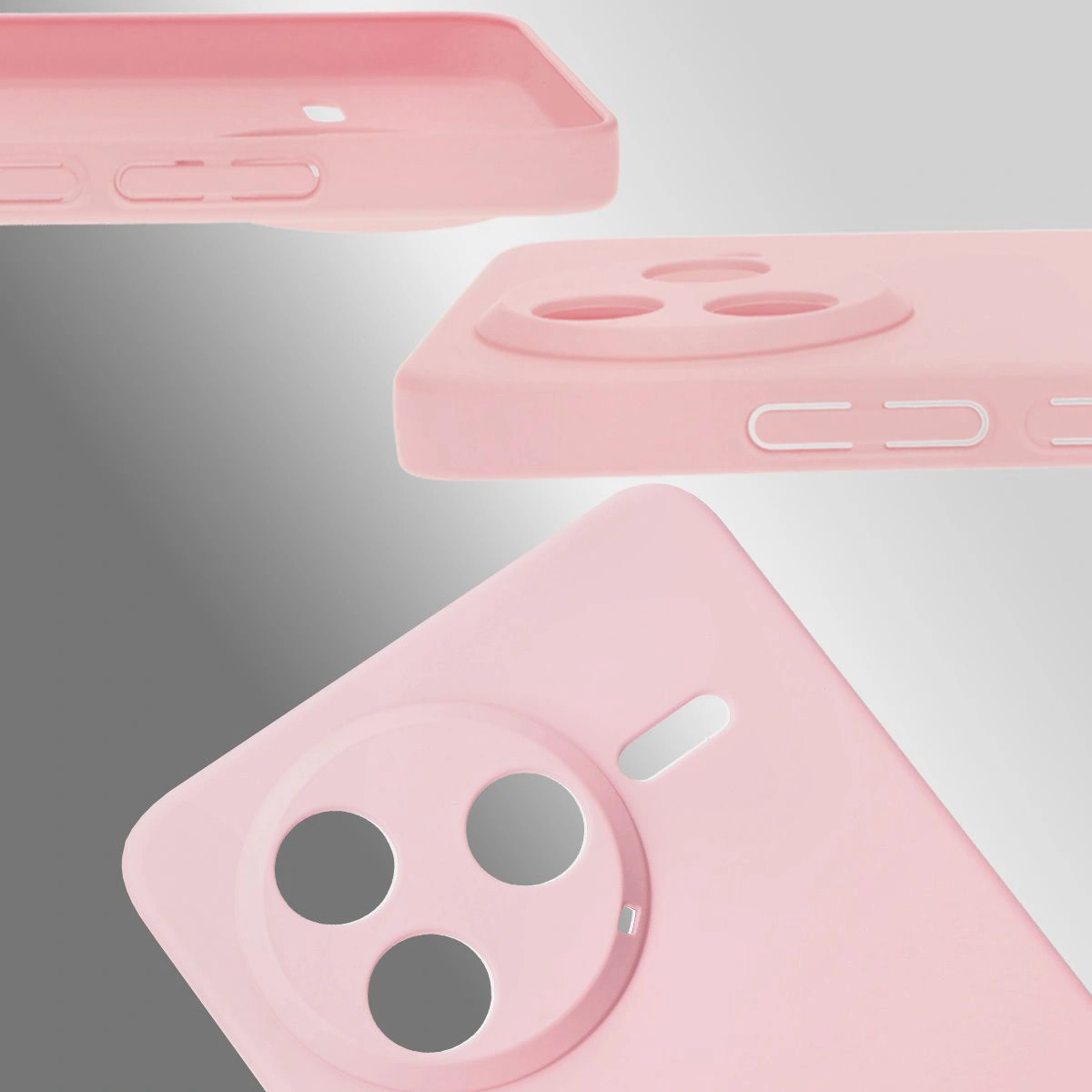 Dedicated cutouts and raised edges for the camera and screen in the Bizon Case Łupka for Xiaomi Poco F7 Pro
