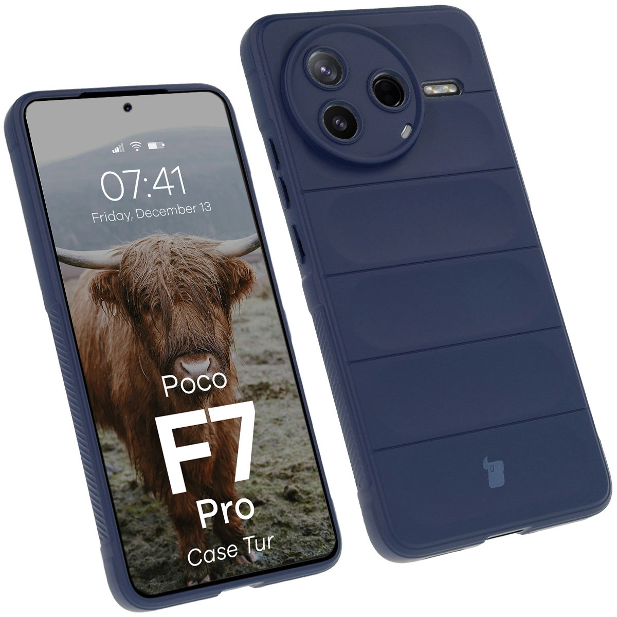 Etui rezistent Bizon Case Tur pentru Xiaomi Poco F7 Pro