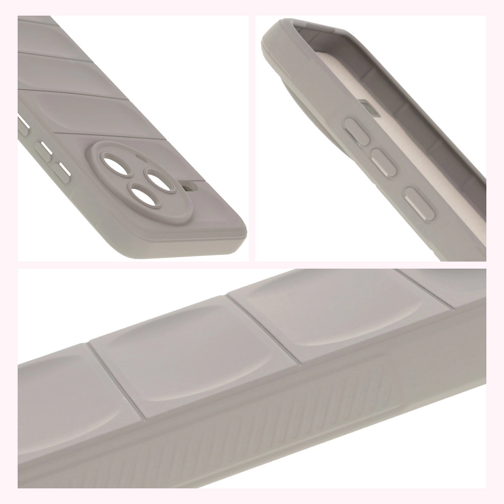 Textured sides and raised edges of the screen and camera in Bizon Case Tur