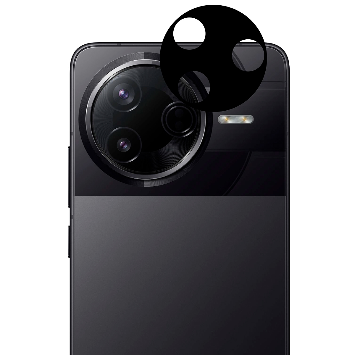 Szkło na obiektyw do Xiaomi Poco F7 Pro zawarte w zestawie