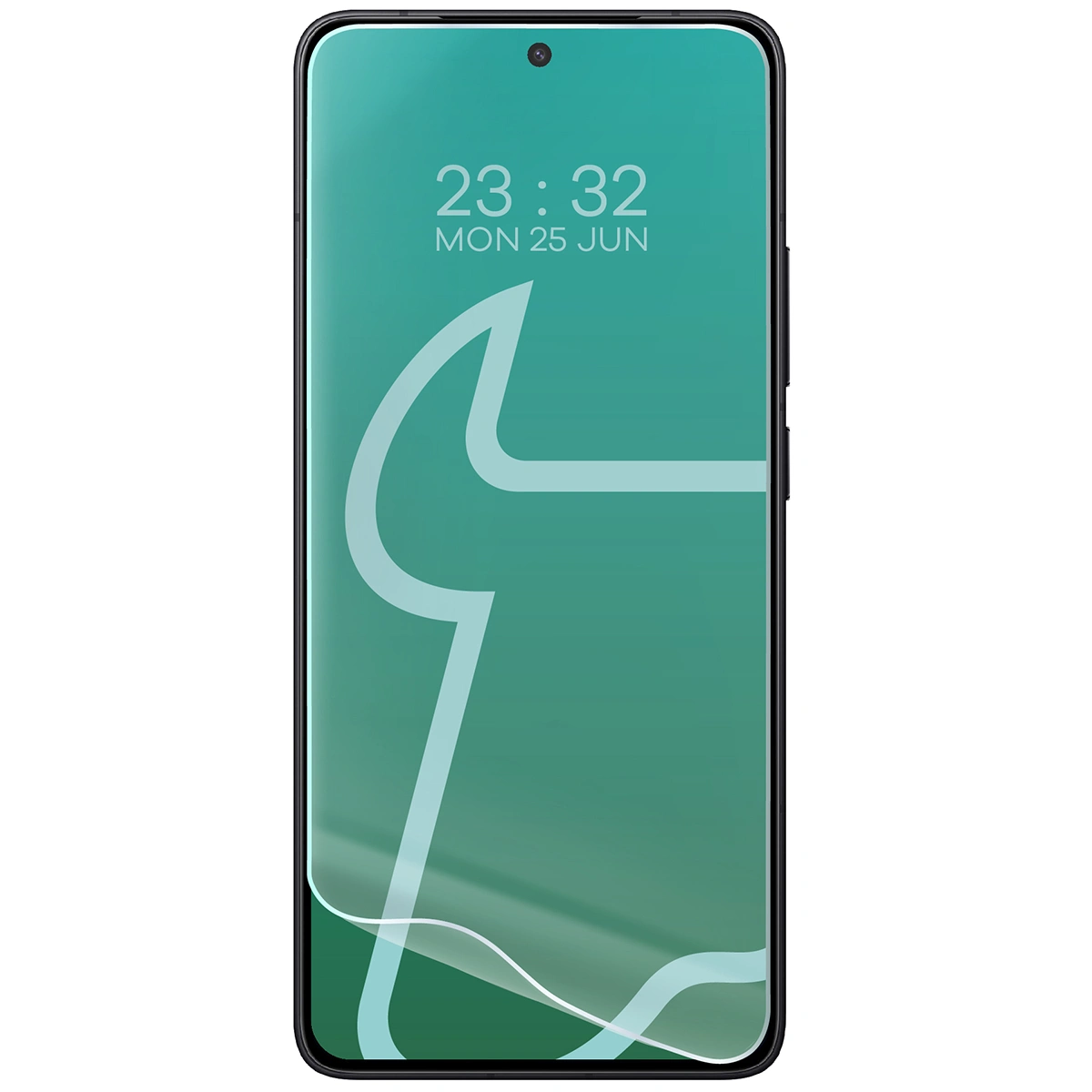 Folia hydrożelowa do Xiaomi POCO F7 Pro / Xiaomi POCO F7 Ultra obok telefonu