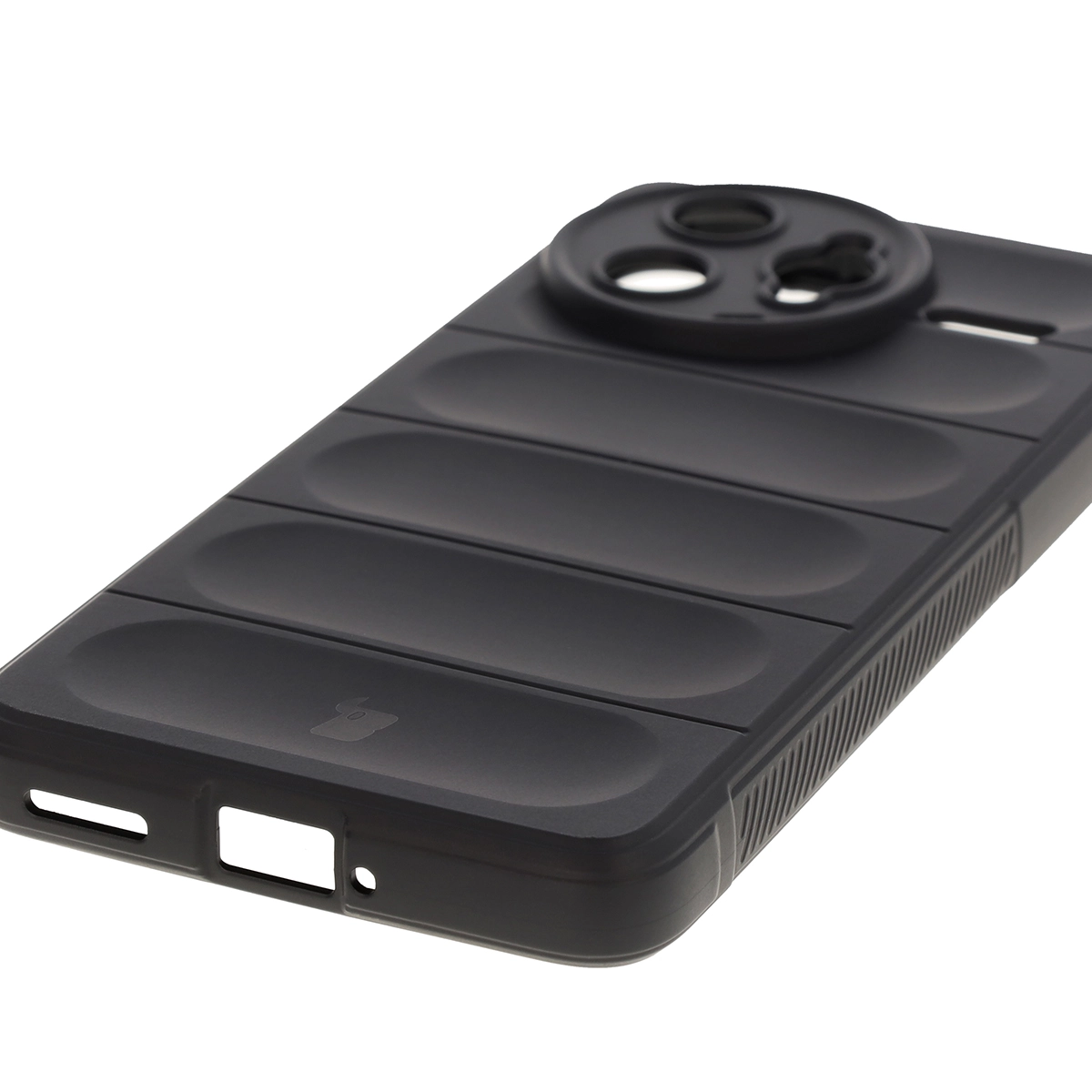 Decupaje precise și compatibilitate cu încărcarea wireless în etui Bizon Case Tur