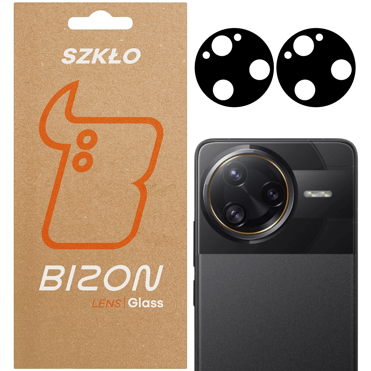 Bizon Glass Silk Lens for Xiaomi Poco F7 Ultra, 2 pieces