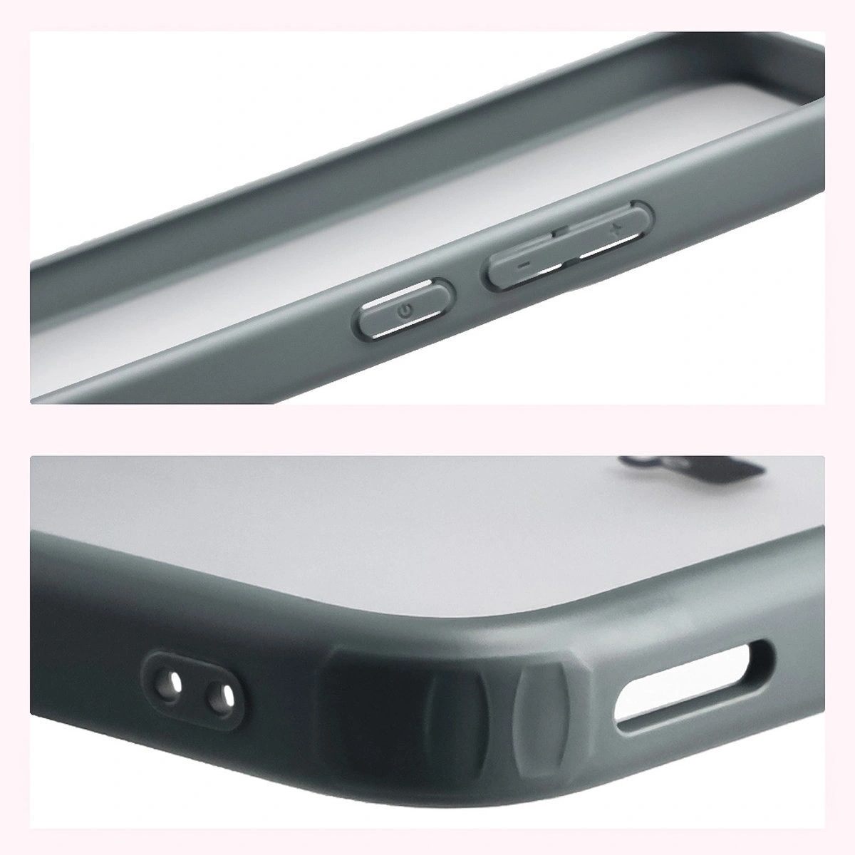Wzmocnione narożniki i podwyższone ranty ekranu w etui Bizon Case Angelo do Xiaomi POCO F7