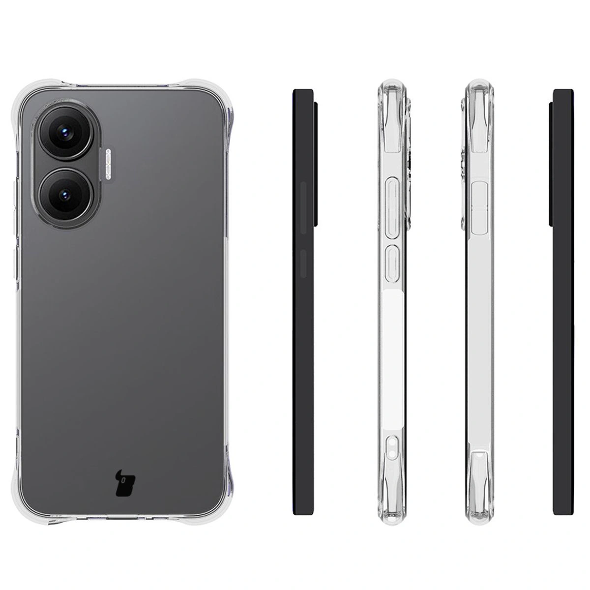 Transparent back of the Case Salpa for Xiaomi POCO F7