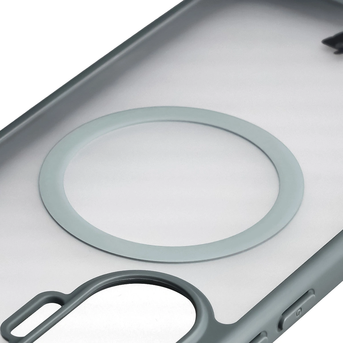 Magnetic ring in the Bison Case MatteO for Xiaomi POCO F7