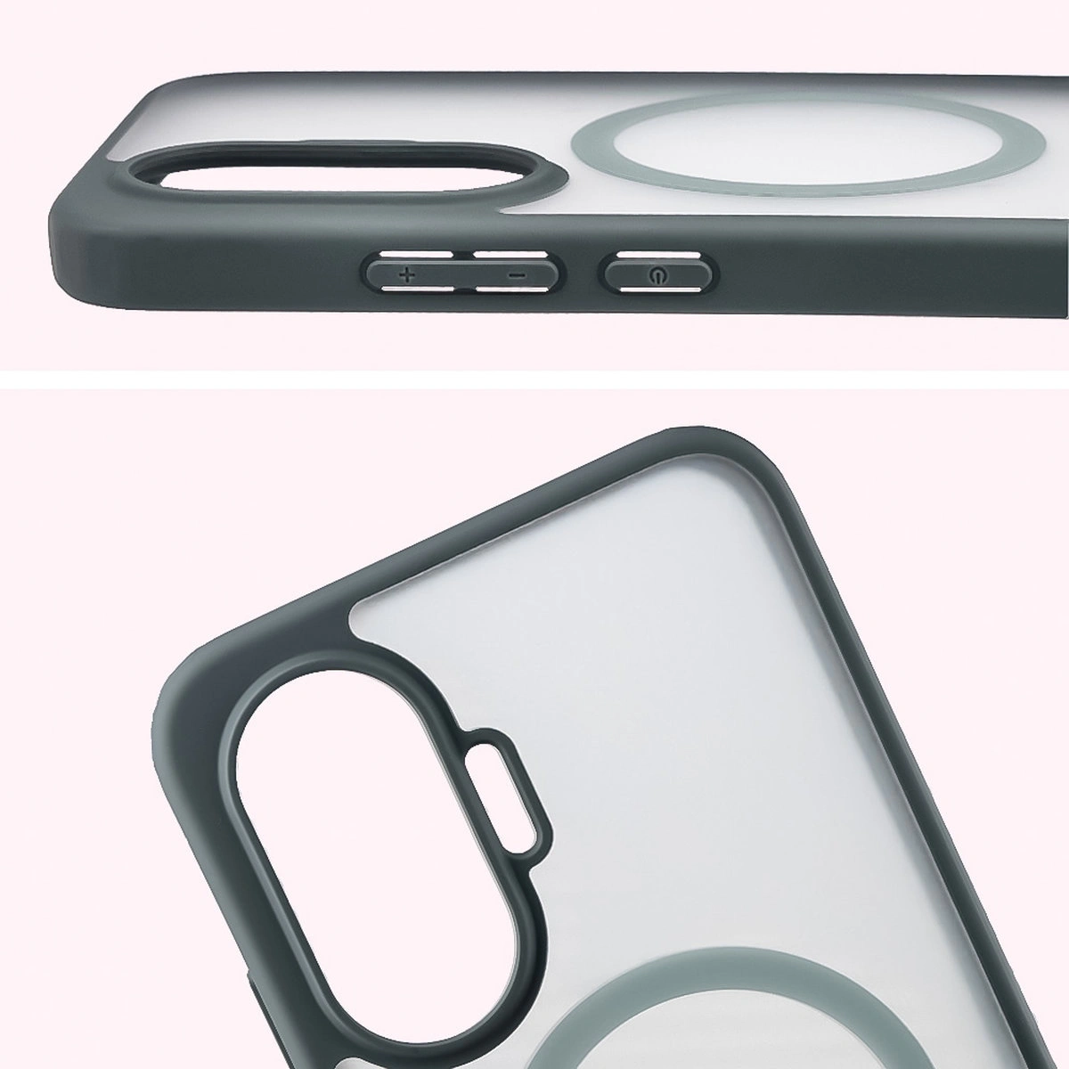 Full cutout and raised edges for the camera in the Bison Case MatteO for Xiaomi POCO F7