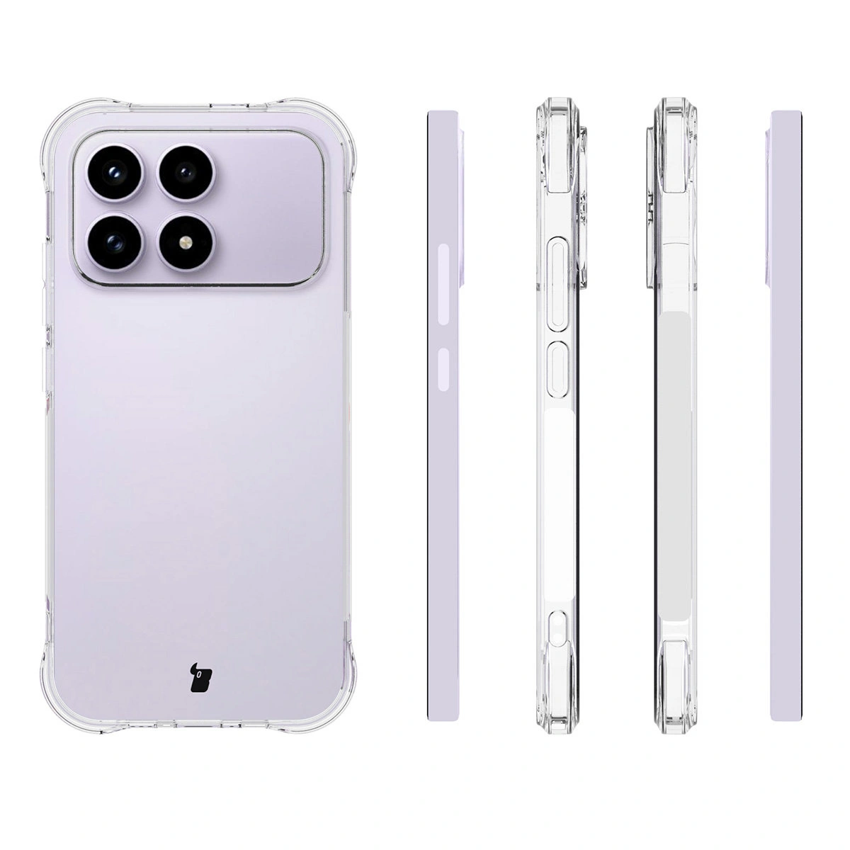 Transparent back of the Case Salpa for Xiaomi POCO F8 Pro