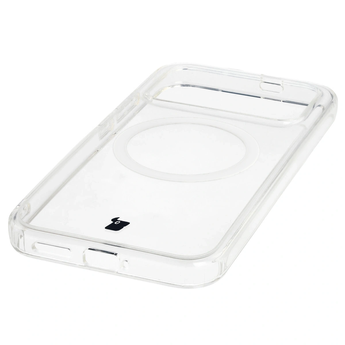 Butonale integrate, decupaje și material hibrid în husa Bizon Case CrystalO pentru Xiaomi POCO F8 Pro