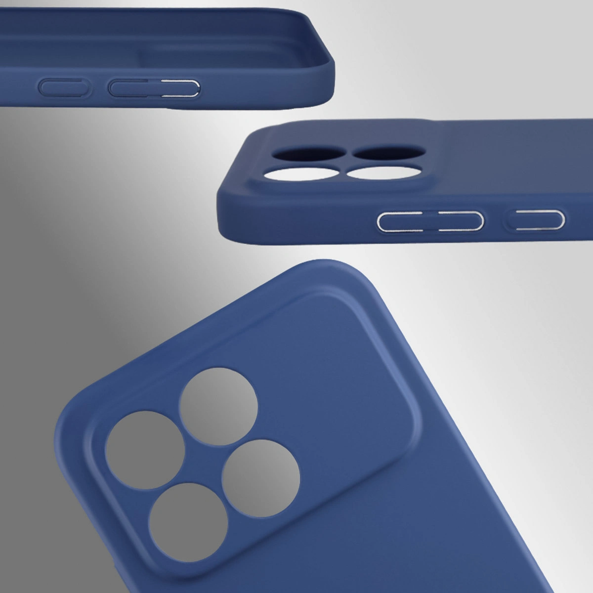 Dedicated cutouts and raised edges for the camera and screen in the Bison Case Łupka for Xiaomi POCO F8 Pro