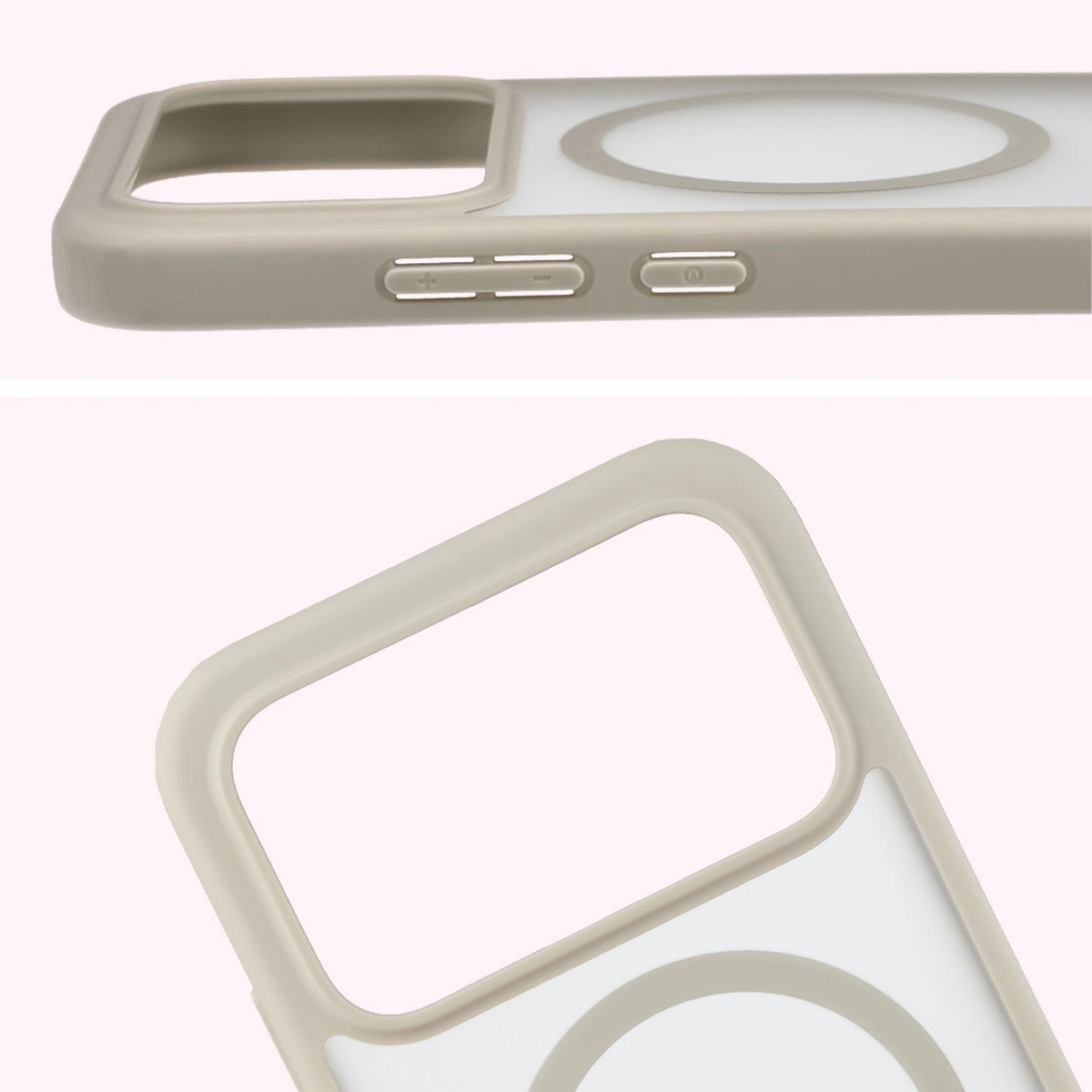 Decupaj complet și margini ridicate pentru cameră în carcasa Bizon Case MatteO pentru Xiaomi POCO F8 Pro