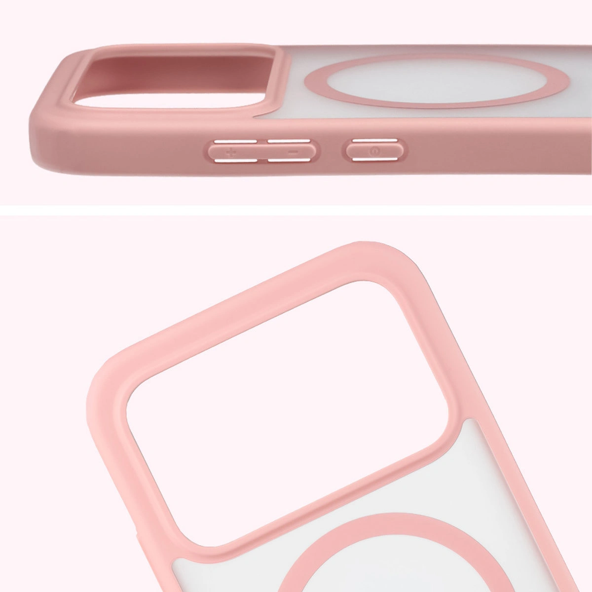 Full cutout and raised edges for the camera in the Bizon Case MatteO for Xiaomi POCO F8 Pro
