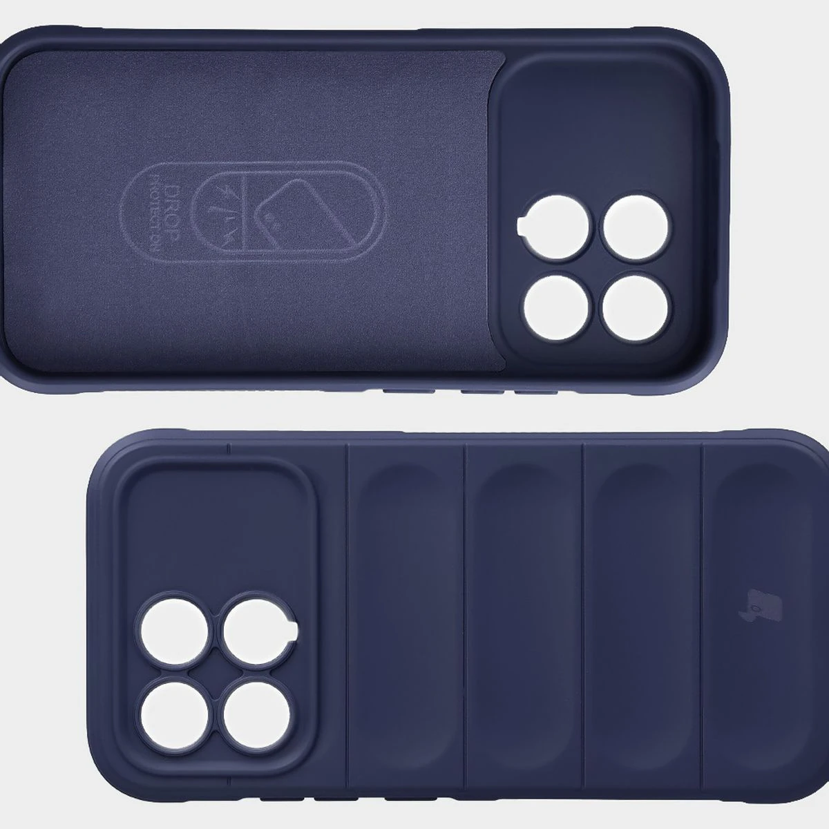 Căptușeală din microfibră, decupaje pe spate și colțuri întărite în etui Bizon Case Tur pentru Xiaomi POCO F8 Pro