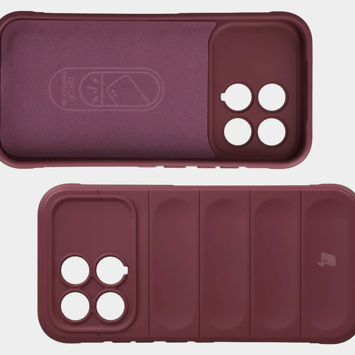 Căptușeală din microfibră, decupaje pe spate și colțuri întărite la etui Bizon Case Tur pentru Xiaomi POCO F8 Pro