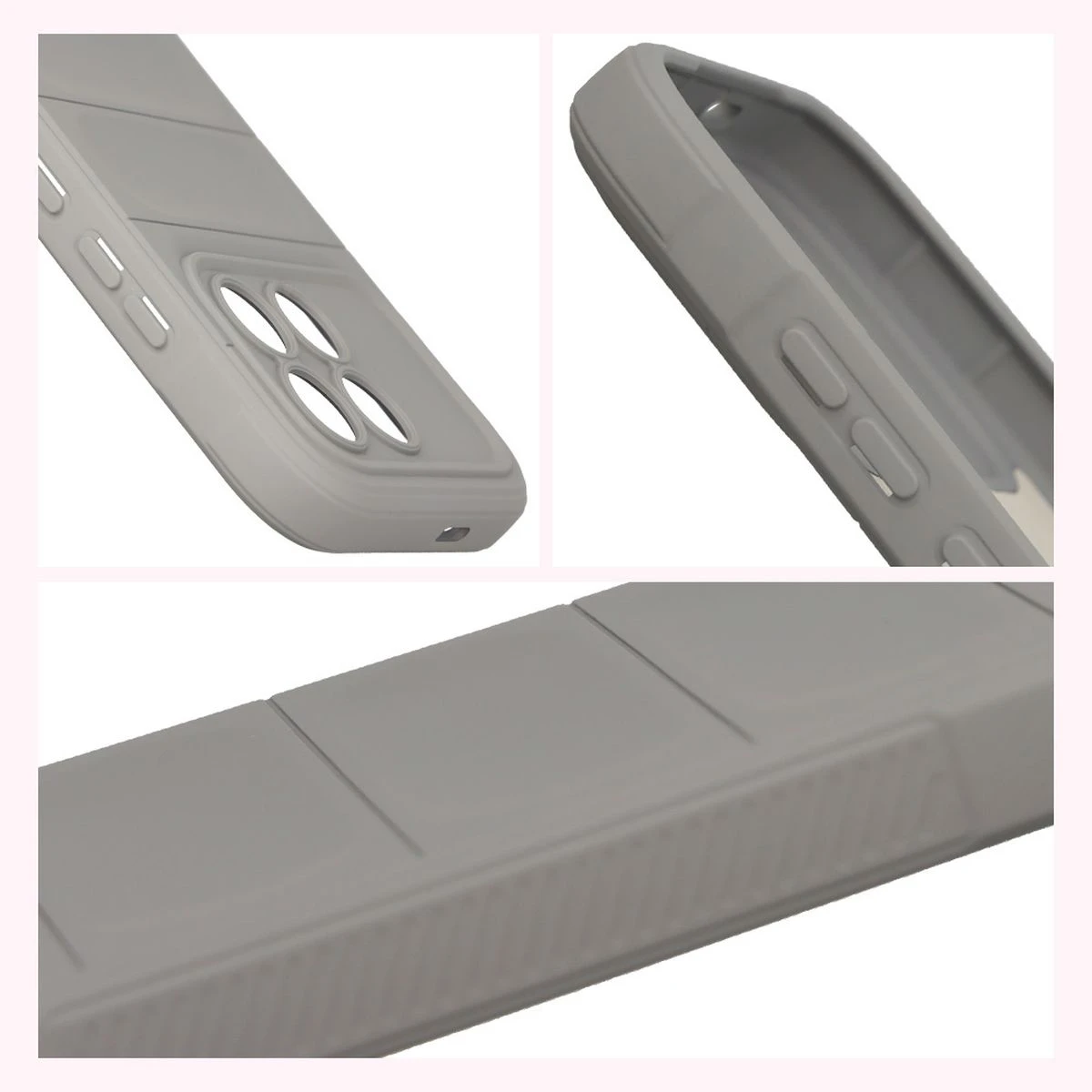 Părți texturate și margini ridicate la ecran și cameră în etui Bizon Case Tur pentru Xiaomi POCO F8 Pro