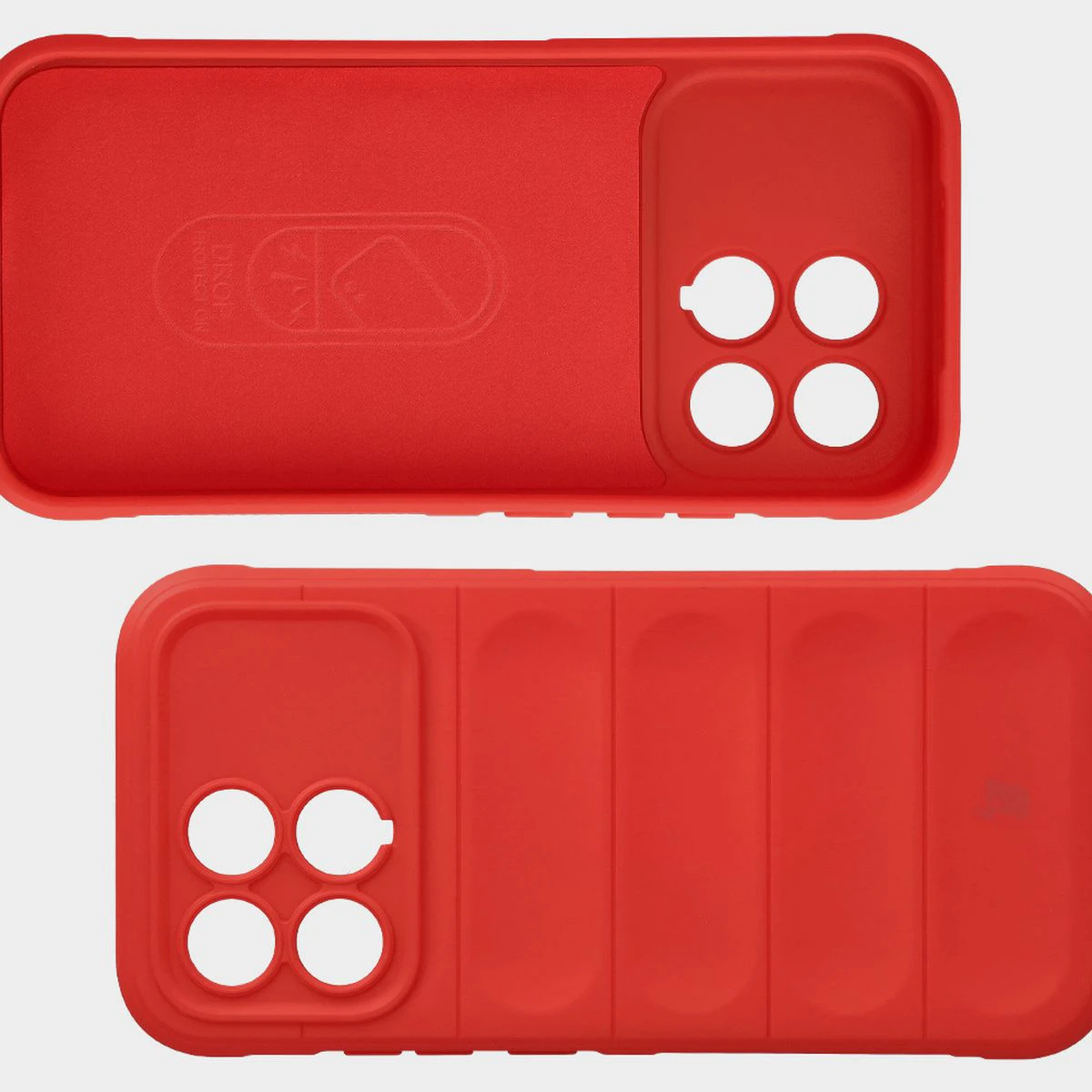 Captuseala din microfibră, decupaje pe spate și colțuri întărite în etui Bizon Case Tur pentru Xiaomi POCO F8 Pro