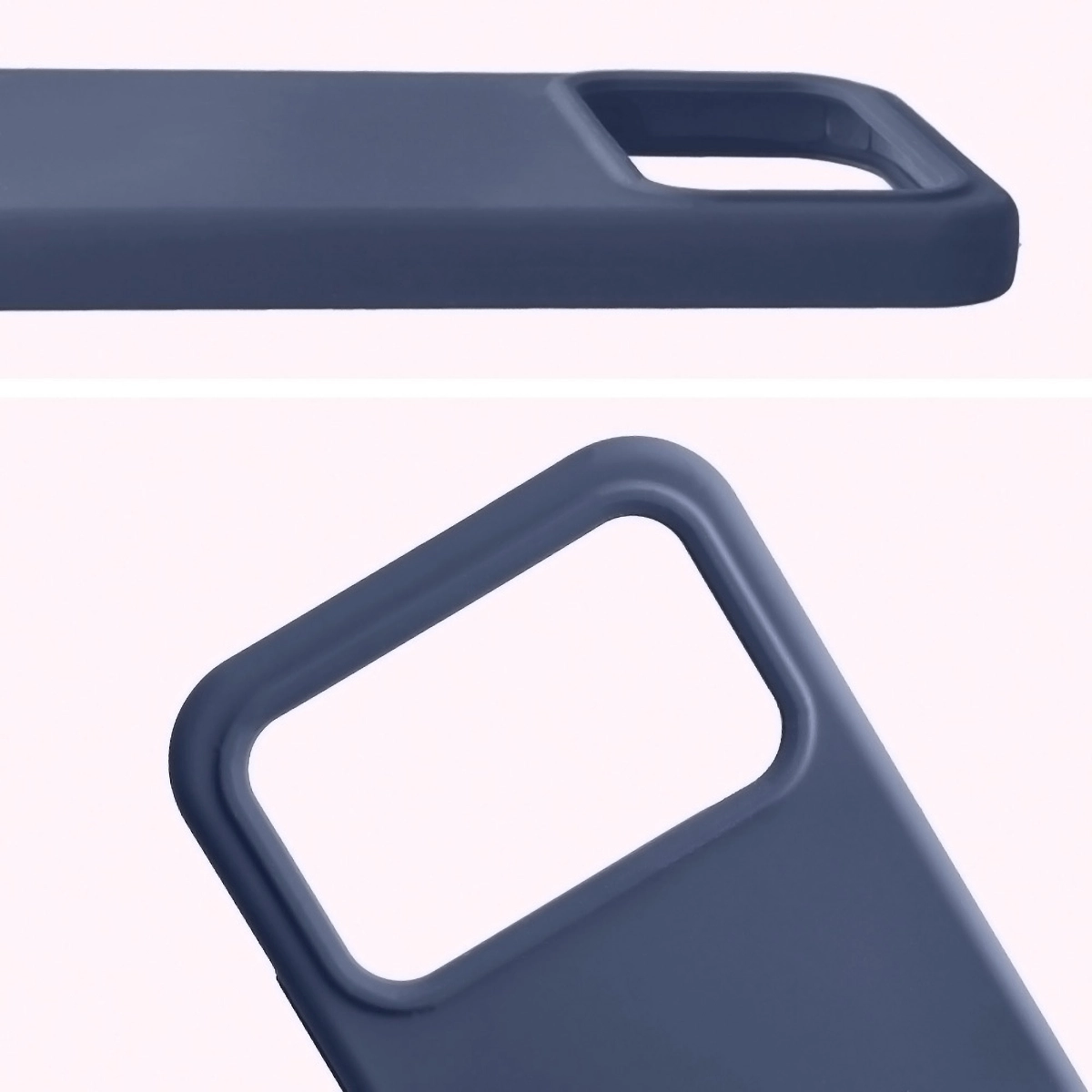 Nahaufnahme der Aussparung für die Linsen in der Bizon Soft Case für Xiaomi POCO F8 Pro