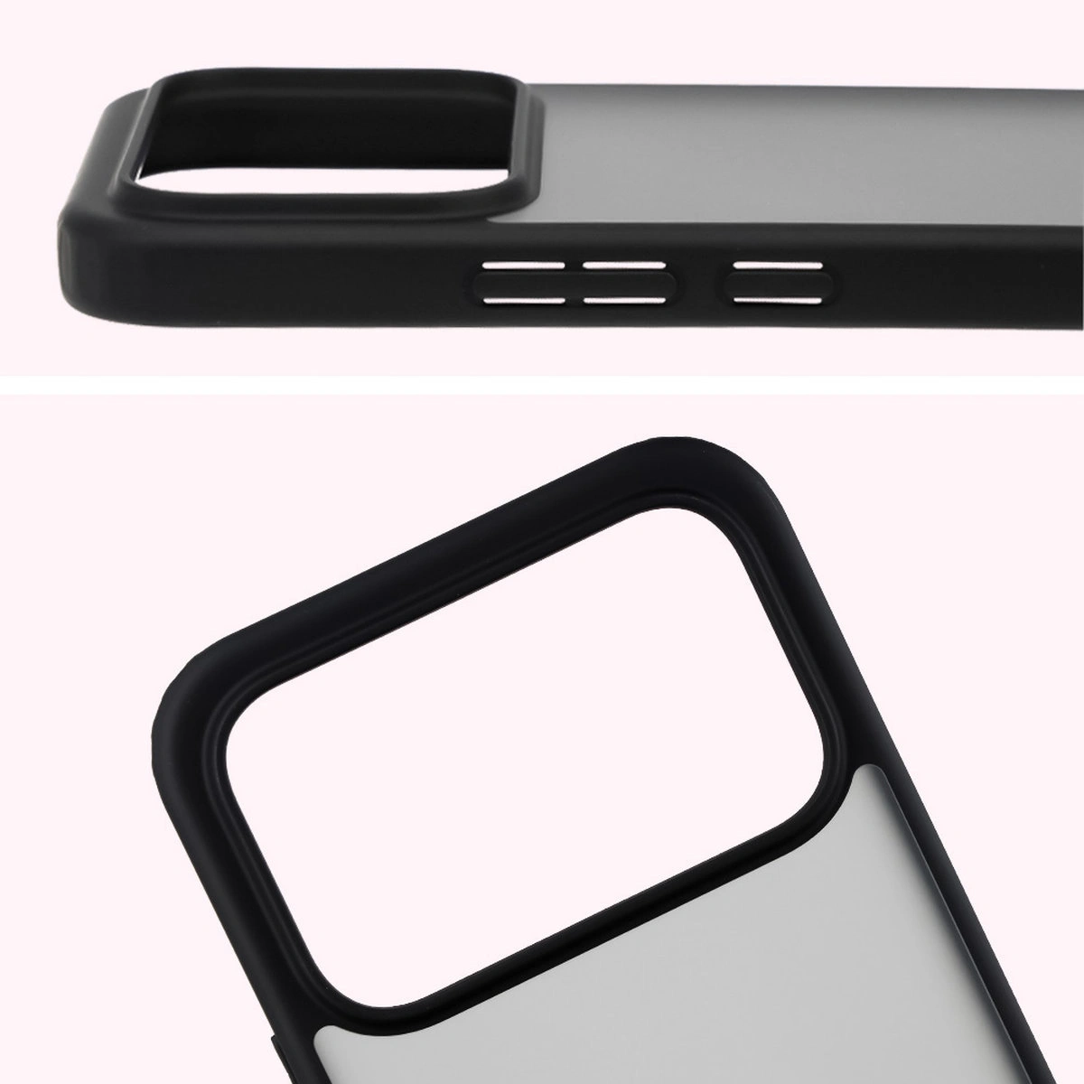 Full cutout and raised edges for the camera in the Bison Case Angelo for Xiaomi POCO F8 Ultra