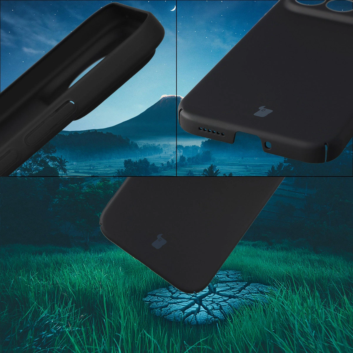 Integrated button covers, cutouts, and hard material of the Bizon Case Slate for Xiaomi POCO F8 Ultra