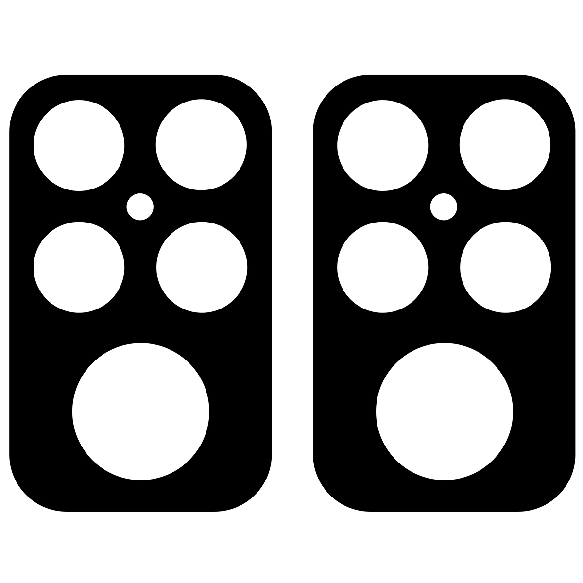 Bizon Glass Lens for Xiaomi POCO F8 Ultra placed over the camera island