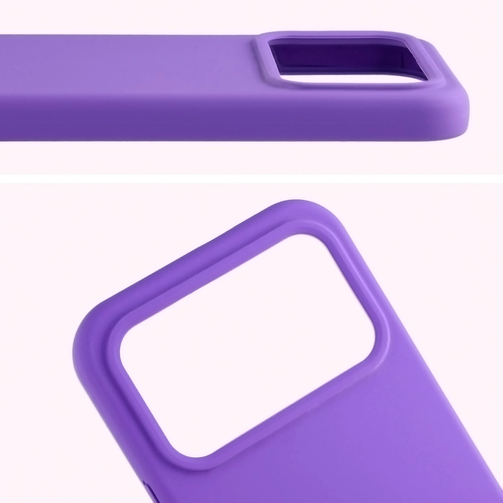 Close-up of the lens cutout in the Bison Soft Case for Xiaomi POCO F8 Ultra
