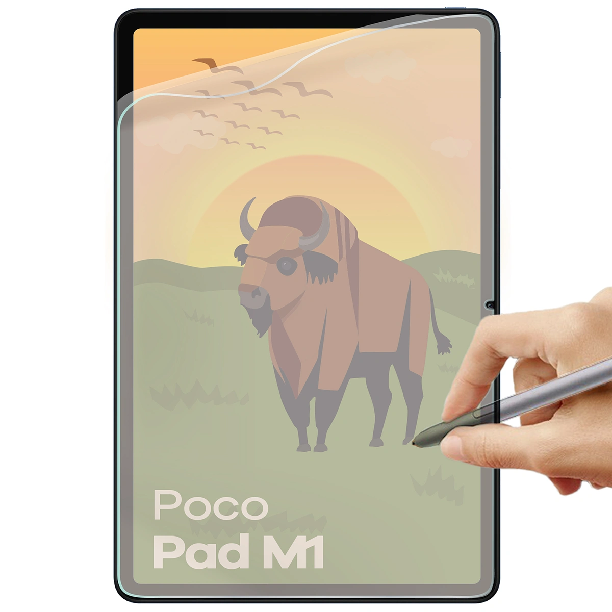 Folia matowa na ekran Bizon Glass Tab Film Sun do Poco Pad M1, 1 sztuka