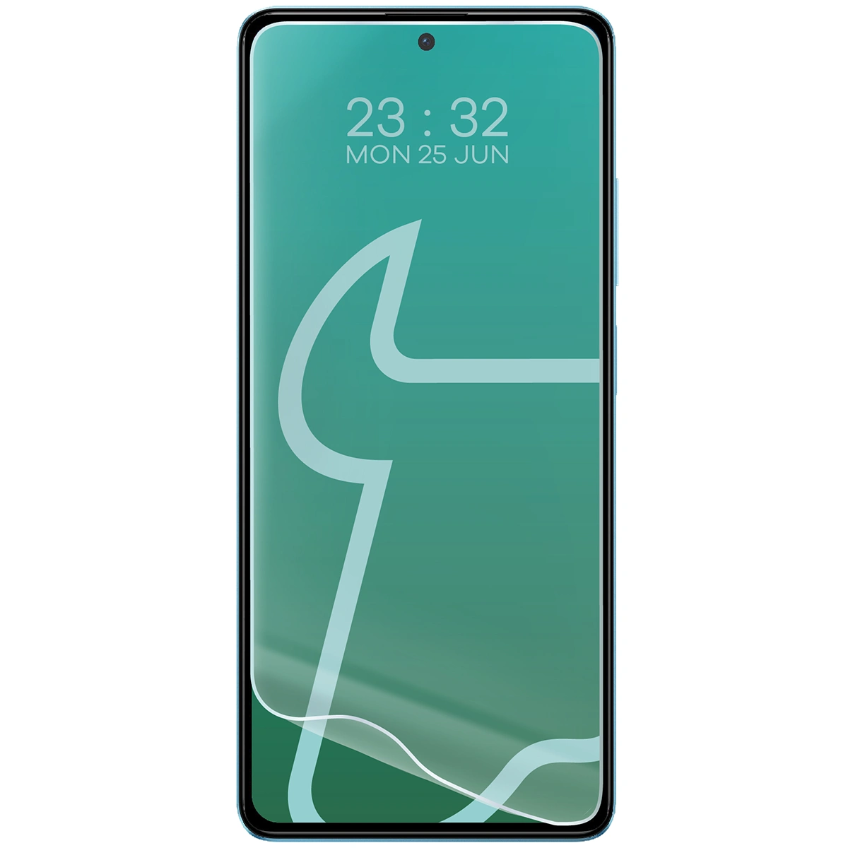 Hydrogel film for Xiaomi POCO X5 Pro next to the phone