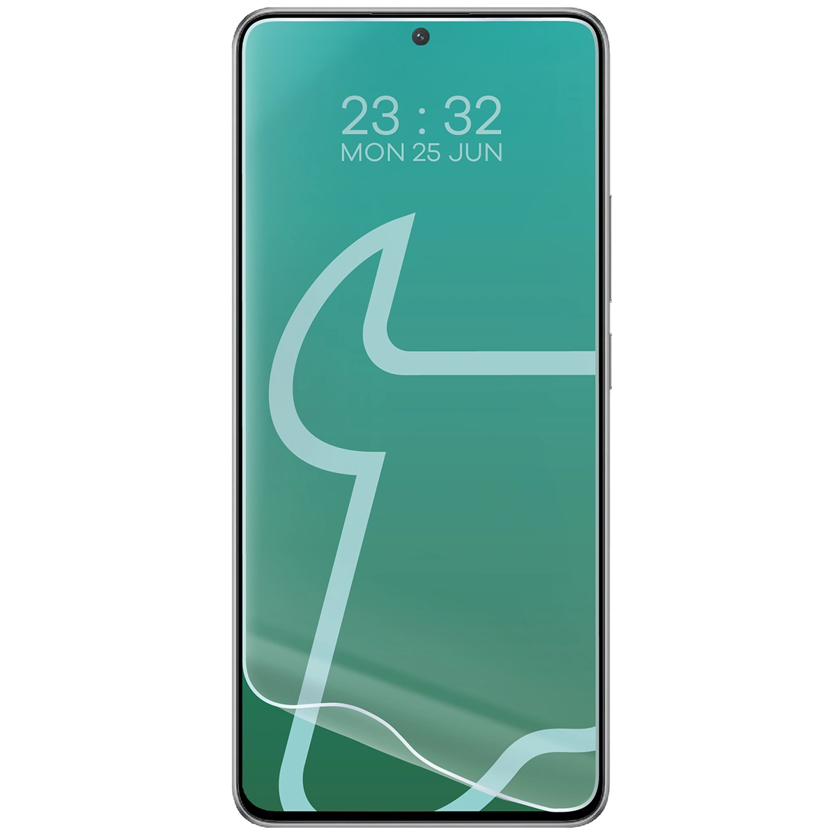 Hydrogel film for Xiaomi POCO X6 Pro next to the phone