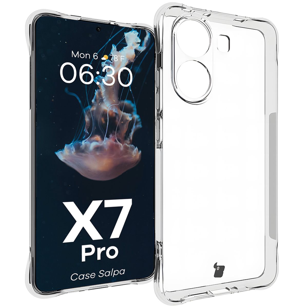 Transparent Bizon Case Salpa for Xiaomi Poco X7 Pro