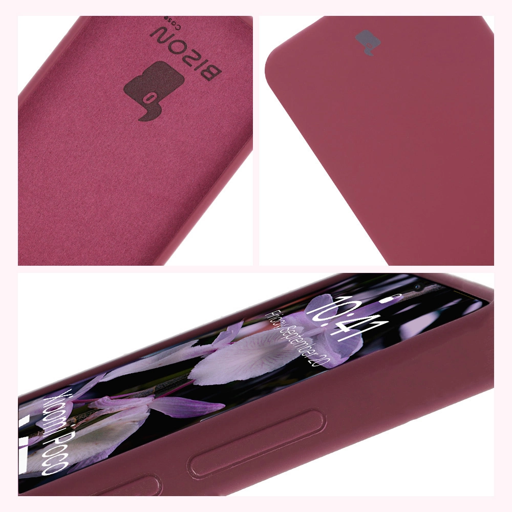 Construction of the Bison Soft Case: integrated covers, raised edges, and microfiber lining for Xiaomi Poco X7 Pro